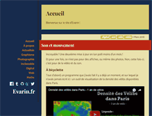 Tablet Screenshot of evarin.fr